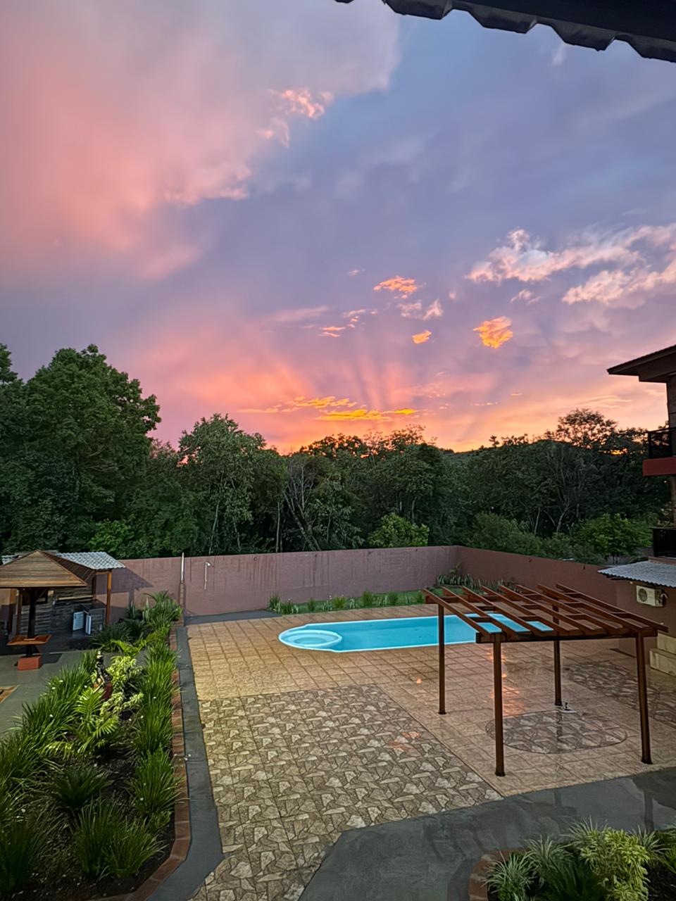 Vista de Hotel Termas do Prado em Vicente Dutra, RS