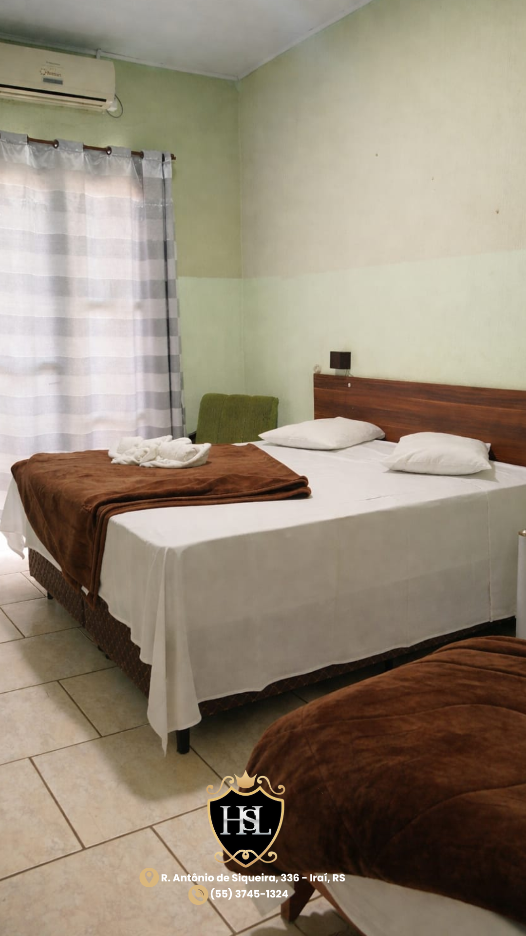 Imagem do quarto Quarto triplo com sacada